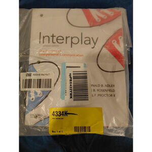 Interplay The Process of Interpersonal Communication 15th Edition Loose Leaf New